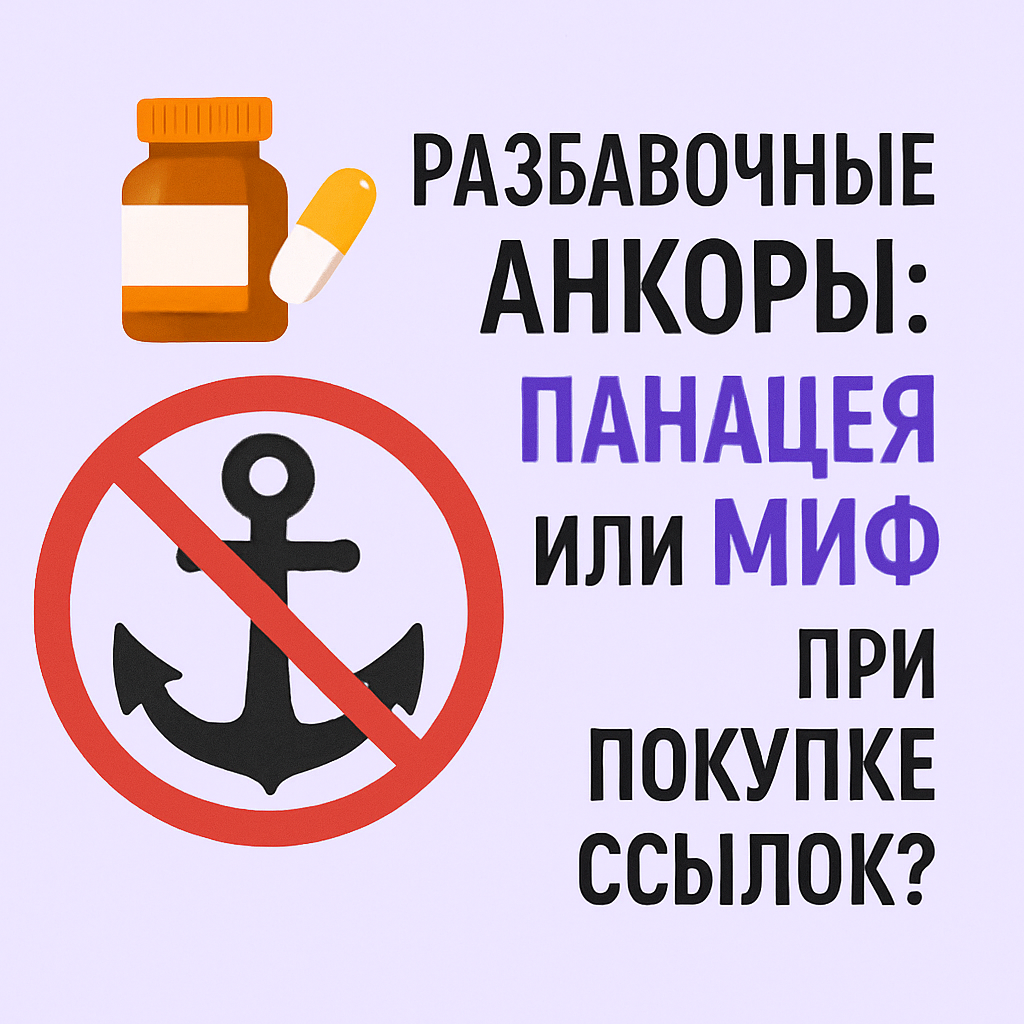Разбавочные анкоры: панацея или миф при покупке ссылок?