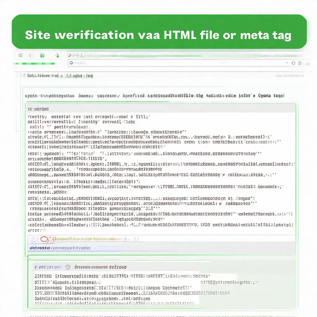 Верификация сайта через HTML-файл или мета-тег
